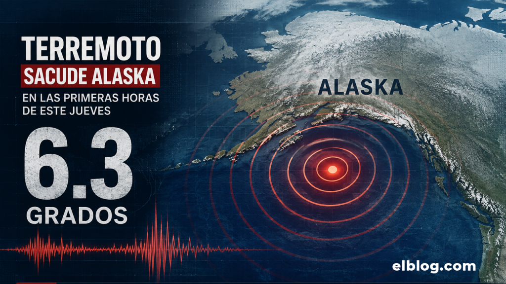 Terremoto de 6.3 grados sacude el suroeste de Alaska