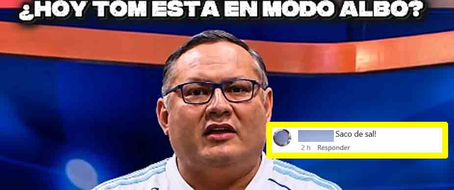 Llaman «saco de sal» a Tom Coreas tras la derrota de Alianza