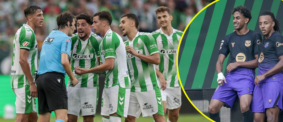 El VAR, clave en la polémica victoria del Barca al Betis: anuló un gol local e intervino en una roja