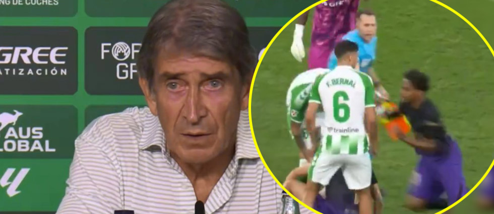 Pellegrini, técnico del Betis, sin pelos en la lengua: «Lamentable, sin criterio futbolístico»
