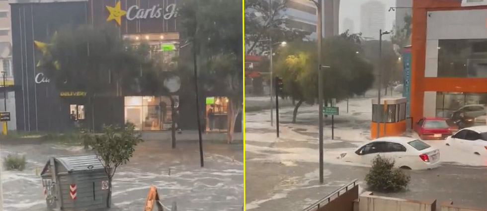 Torrenciales lluvias provocan inundaciones en varias zonas de Quito, Ecuador