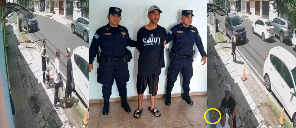 ¡Efectividad policial! Capturan a sujeto que hirió con arma blanca a un vigilante de un kínder en Santa Tecla