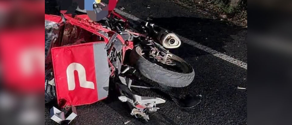Su motocicleta era la forma de ganarse la vida, sin imaginarse que en ella la perdería
