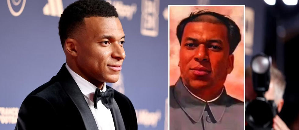 China suspende partidos de LaLiga tras palabras de Mbappé: «Con el que más me he reído es ese en el que usan mi cara en un dictador chino»