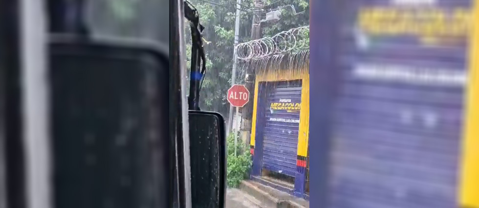 Reportan lluvias de fuerte intensidad en Usulután