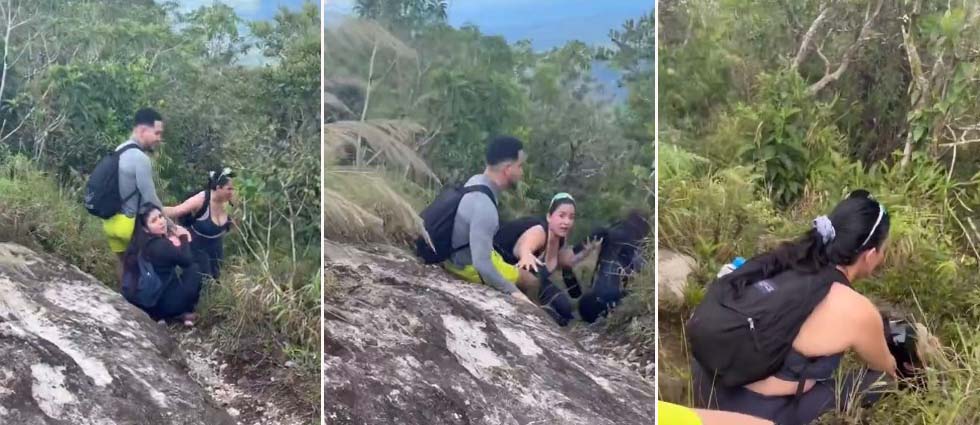 ¡Terremoto en Panamá sorprendió a turistas en plena montaña!