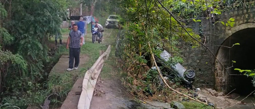 Vehículo se precipita y cae a un río en carretera hacia Ilobasco
