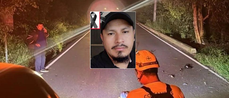Identifican a motociclista que falleció al accidentarse en Cabañas