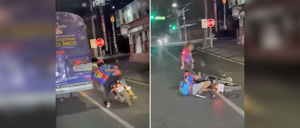 VIDEO: captan a aficionados del Barcelona conduciendo en estado de ebriedad en San Miguel