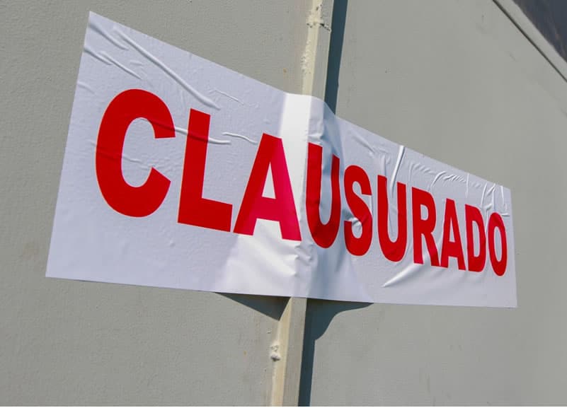 Suspenden temporalmente las operaciones en 19 restaurantes y hoteles por cumplimientos sanitarios