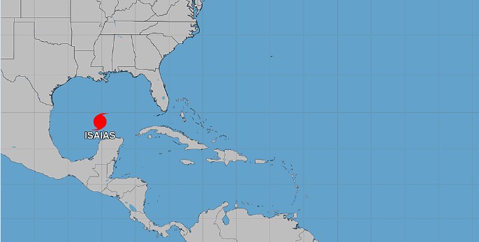 Tormenta tropical Isaías gana fuerza y se convierte en el huracán