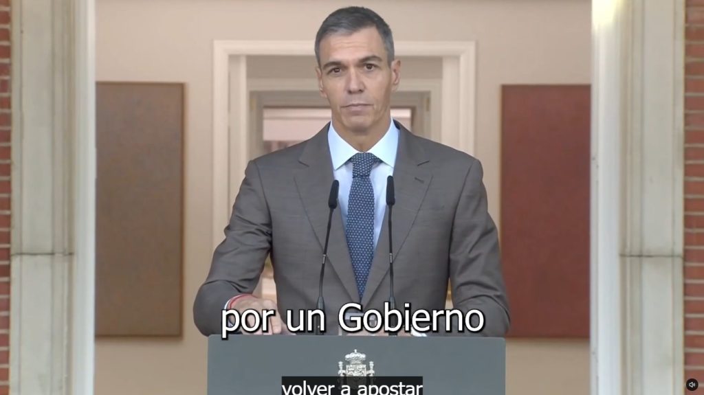 Tras duro revés legislativo el presidente de España disuelve el congreso y convoca a elecciones anticipadas