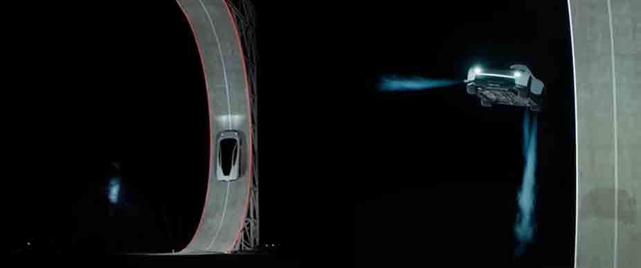 Tesla presenta su auto volador