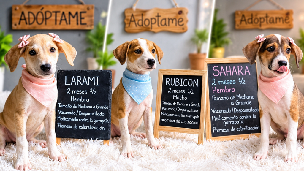 Buscan familias que deseen darle un hogar a perritos rescatados en Santa Tecla