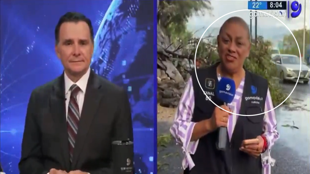 Esta es la condición de reportera y camarógrafo atropellados durante una transmisión en vivo