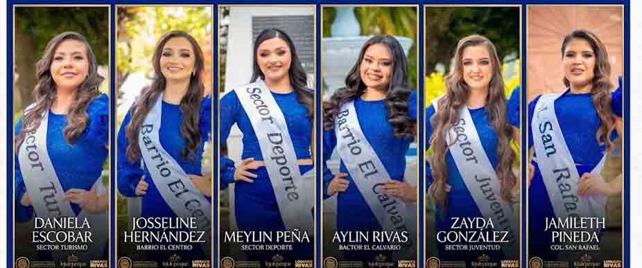 Ellas son las candidatas a reina para Tejutepeque 2026