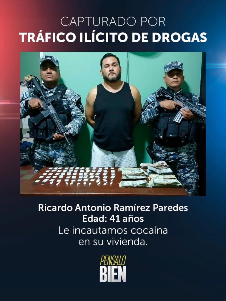 Capturan a hombre en posesión de drogas en Cojutepeque
