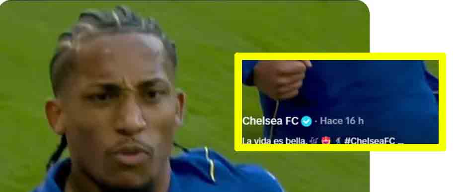 Chelsea se contagia del trending de la salvadoreña Gabriela Triste para resaltar su goleada