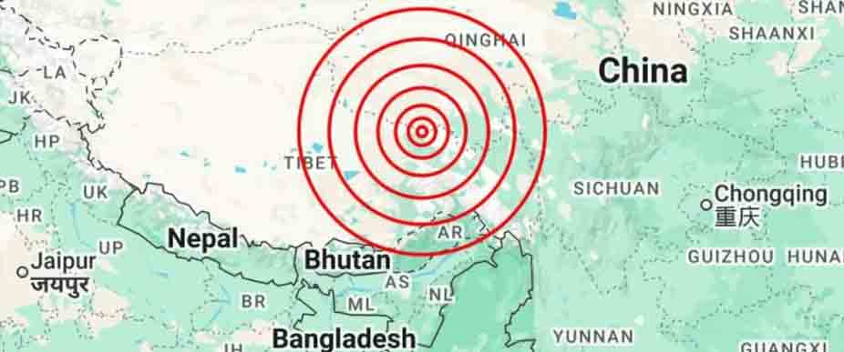 CHINA: sismo de 7 grados ocurre en el norte del Tíbet