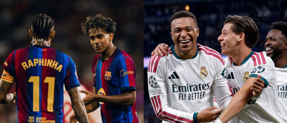 “Es hoy, es hoy” listos para el súper Clásico entre Barcelona vs Real Madrdid