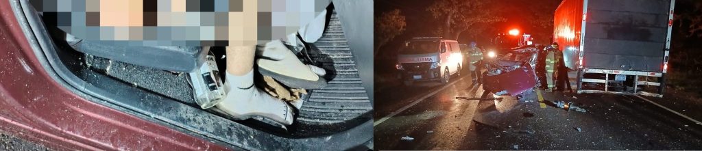 VMT confirma que ocupantes de camioneta estaban ebrios al momento del accidente en el que fallecieron 3 personas en San Miguel