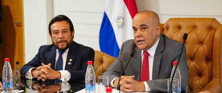 Vicepresidente Ulloa se reúne con Cámara de Senadores de Paraguay para intercambiar experiencias