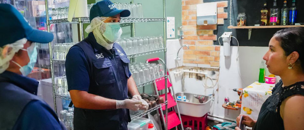 Continúan inspecciones sanitarias en negocios de Suchitoto