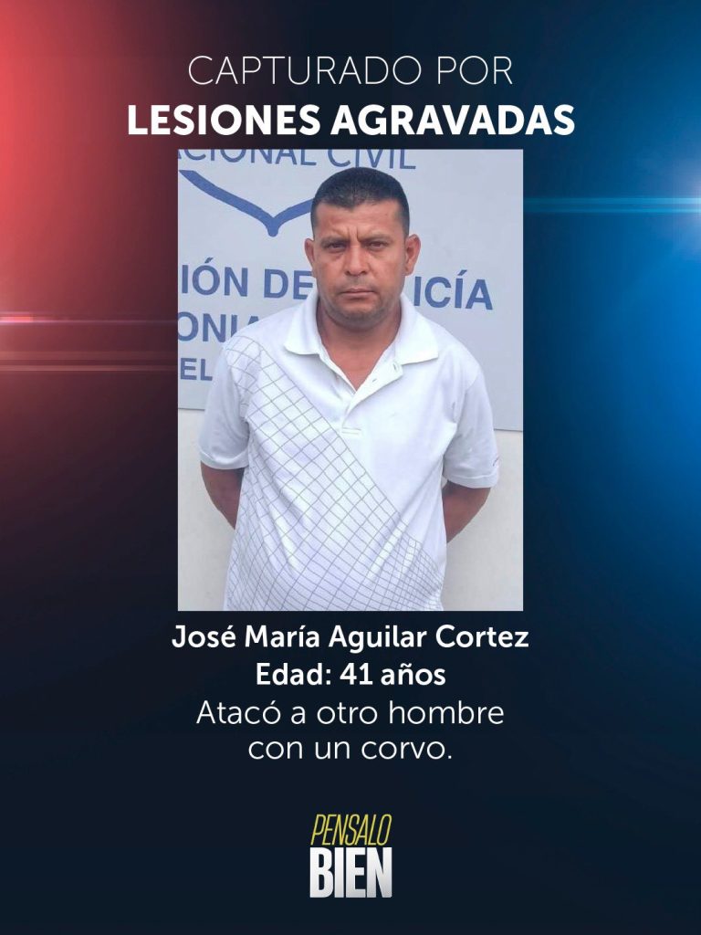 Capturado: Hombre lesiona a su vecino por defender a su compañera de vida de sus agresiones