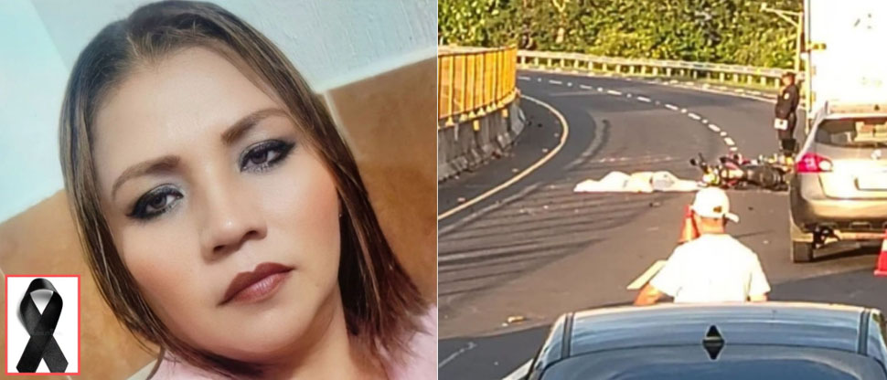 Identifican a mujer que falleció en accidente de motocicleta en La Paz
