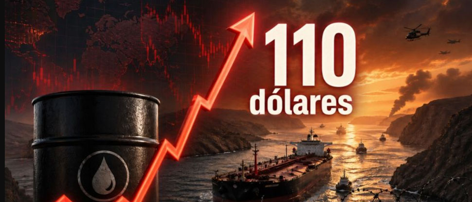 El precio del crudo alcanzó los $110 dólares por barril