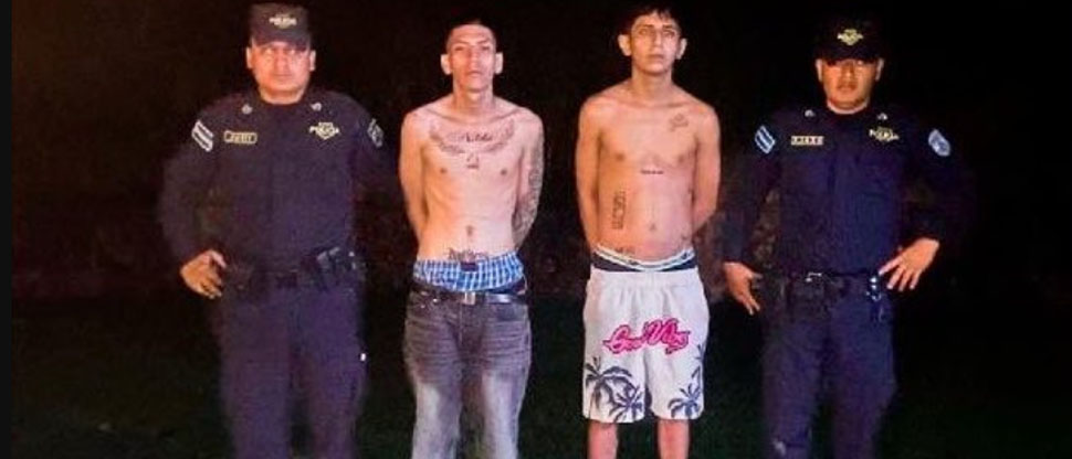 PNC captura a dos sujetos por el delito de tráfico ilícito de drogas en Opico
