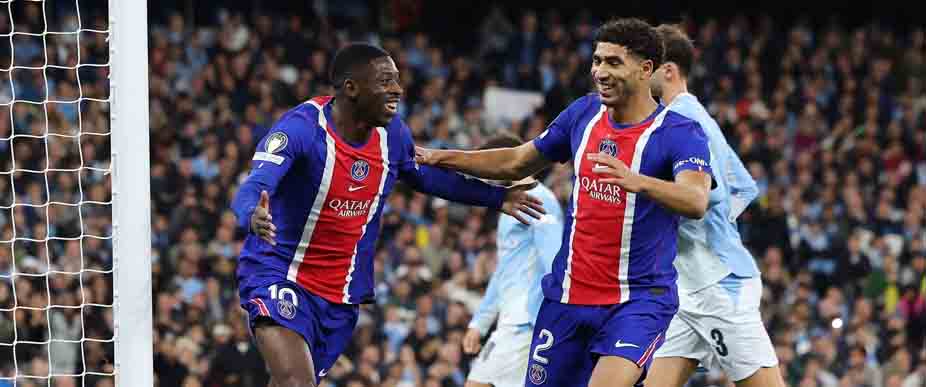 El campeón de la Champions League se pasea en Manchester